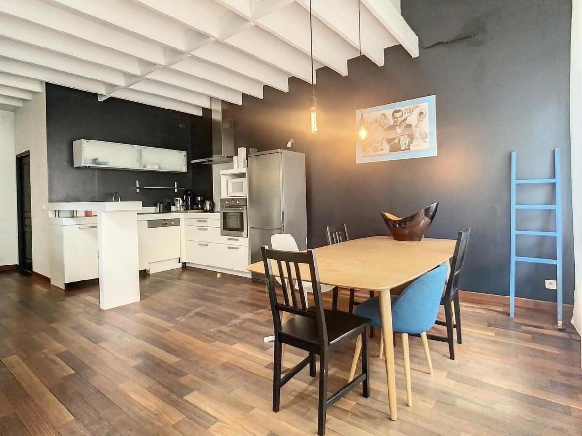 Loft Hyper Centre Reims 6 Pers Avec Parking Apartment Ngoại thất bức ảnh